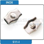 Serre cable simplex inox