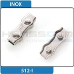 Serre cable duplex inox