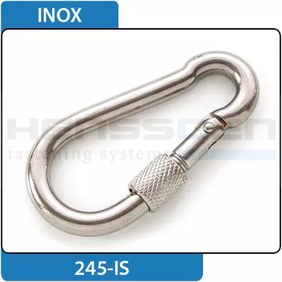 Mousqueton standard 6 Inox