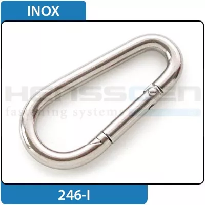 Mousqueton standard 6 Inox