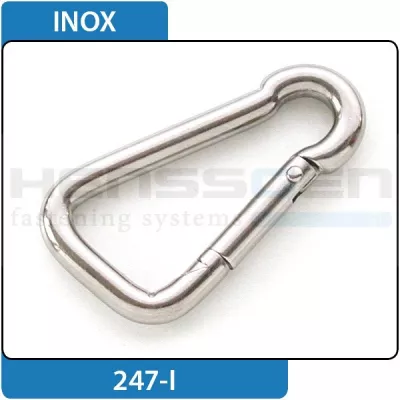 Mousqueton standard 6 Inox