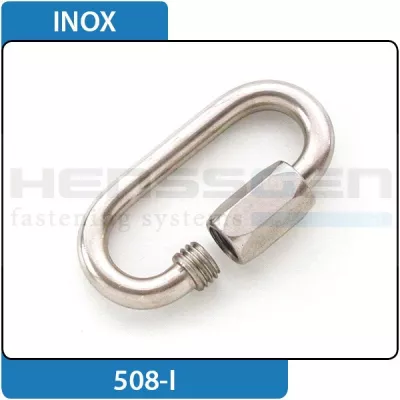 Maillon rapide 5 - Inox standard