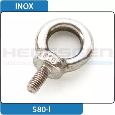 Vis à anneau comparable DIN 580 Inox AISI 316 / A4