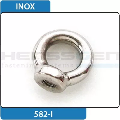 Ecron à anneau comparable DIN 582 Inox AISI 304 / A2