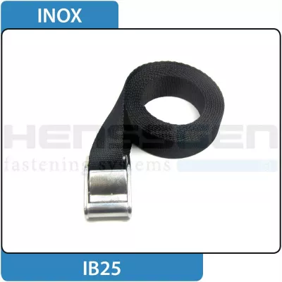 Belt system 25 mm with stainless steel cam buckle