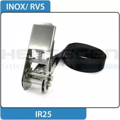 Sangle 25 mm avec tendeurs à cliquet INOX